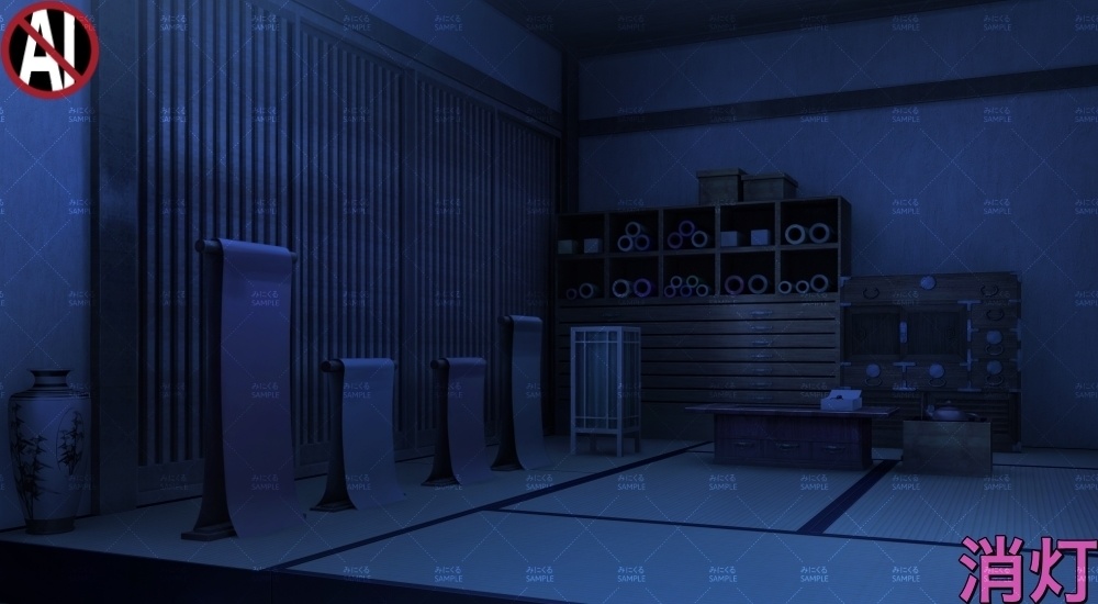 【背景素材】呉服屋②(江戸編part01C-gofukuya02)