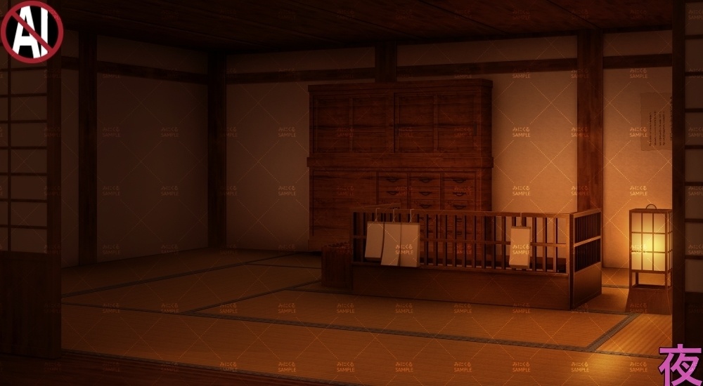 【背景素材】質屋①(江戸編part01C-shichiya01)