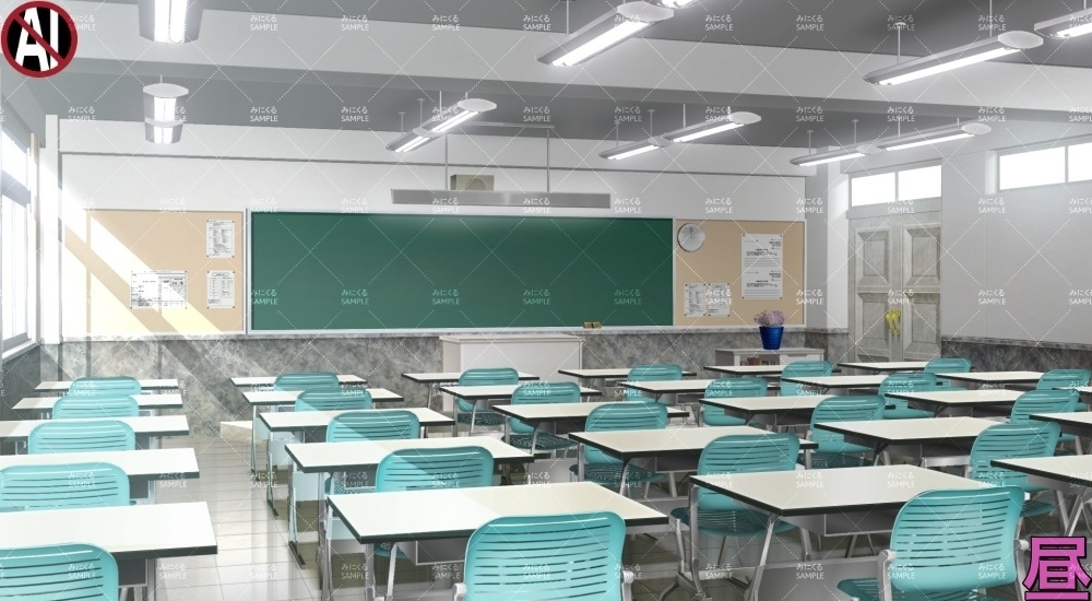 【背景素材】貴族・名門学校の教室②(学園編part13-cubg002)