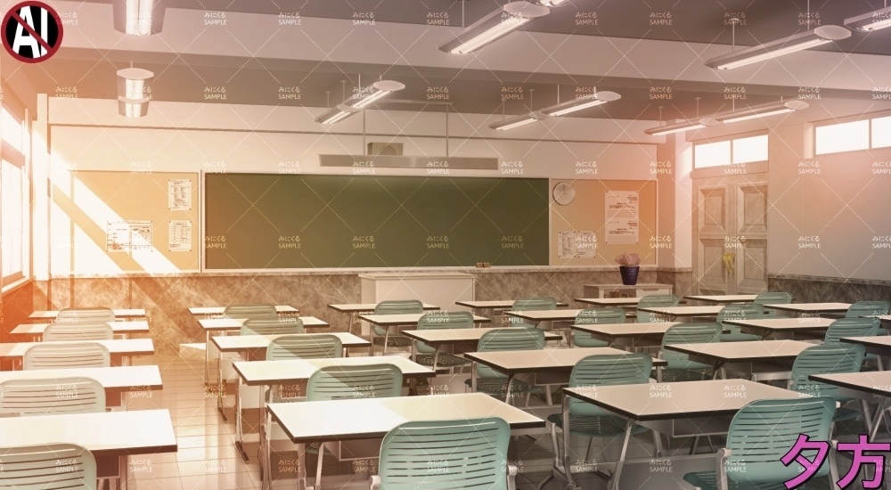【背景素材】貴族・名門学校の教室②(学園編part13-cubg002)