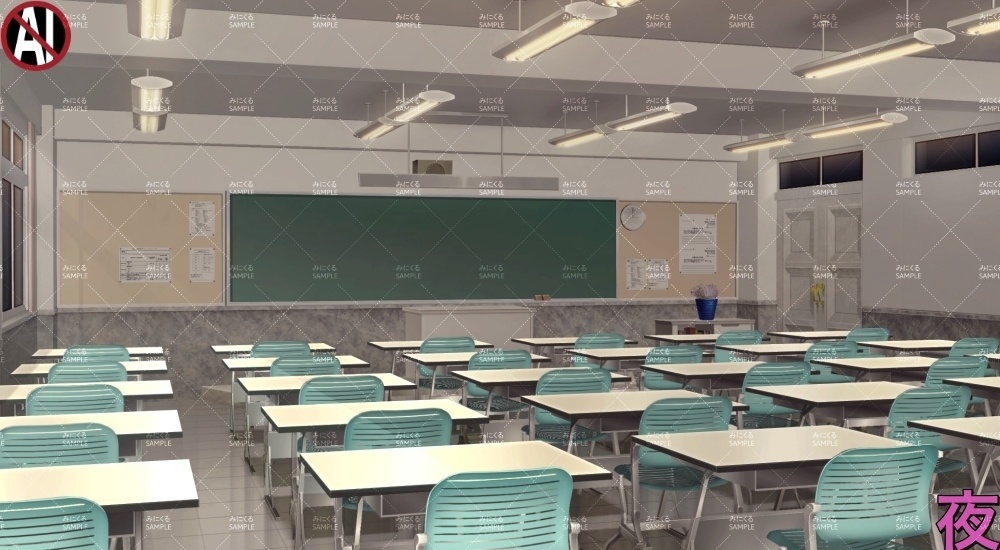 【背景素材】貴族・名門学校の教室②(学園編part13-cubg002)
