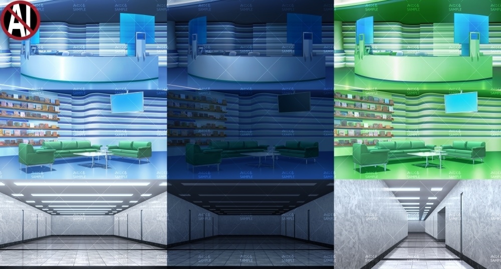 みにくる背景CG素材集『未来編』part01(Boost)【背景素材集】