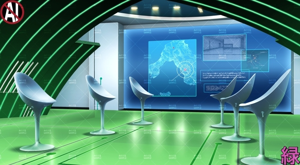 【背景素材】司令室・会議室(未来編part01Boost-A_bg009hlay_al)