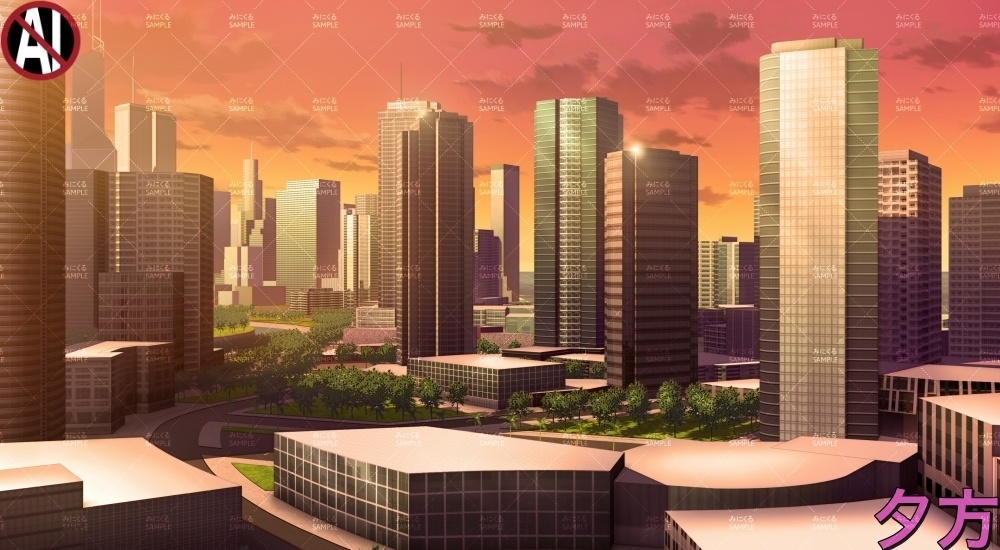 【背景素材】未来都市の風景(未来編part01Boost-A_bg042a_al)