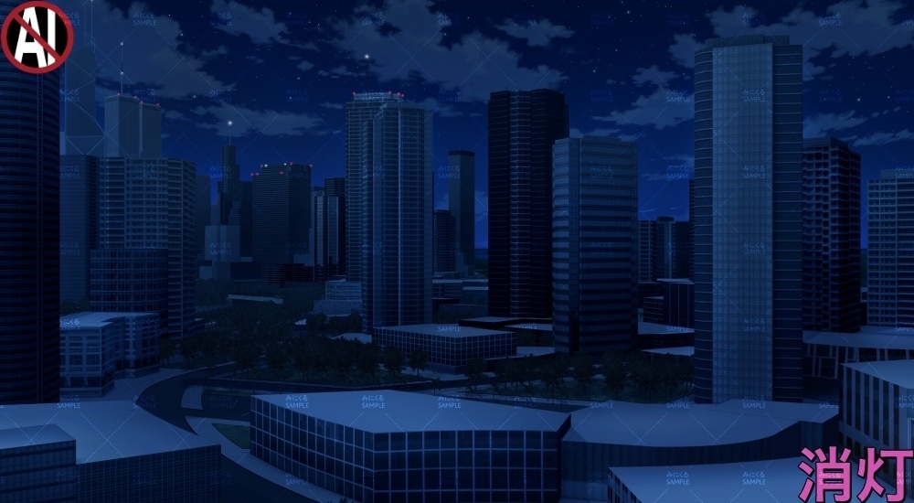 【背景素材】未来都市の風景(未来編part01Boost-A_bg042a_al)