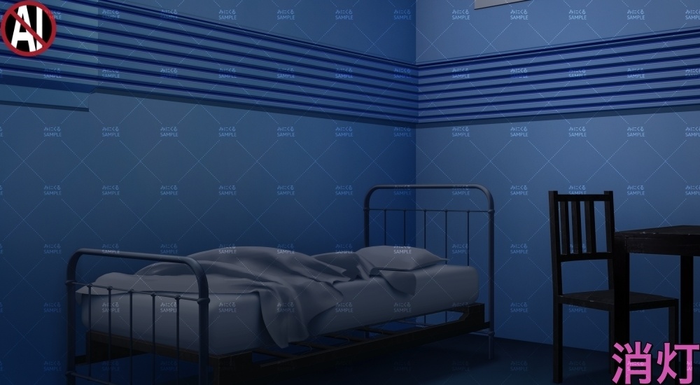 【背景素材】牢屋内観(未来編part01Boost-A_bg021h_al)