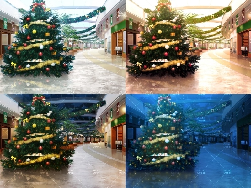 みにくる背景CG素材集『クリスマス特別版』part03【背景素材集】