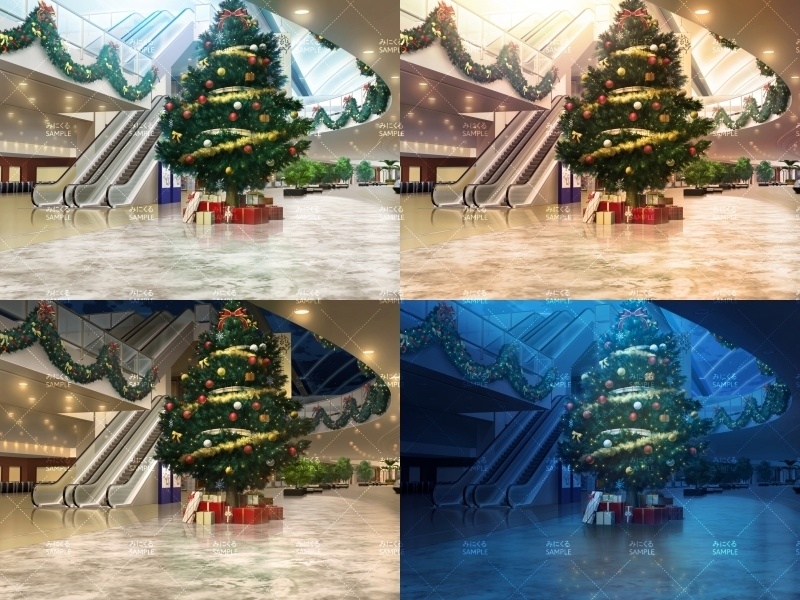 みにくる背景CG素材集『クリスマス特別版』part03【背景素材集】