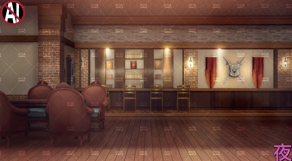 【背景素材】ギルド(ファンタジー編part04A-bg_020_guild_nn)