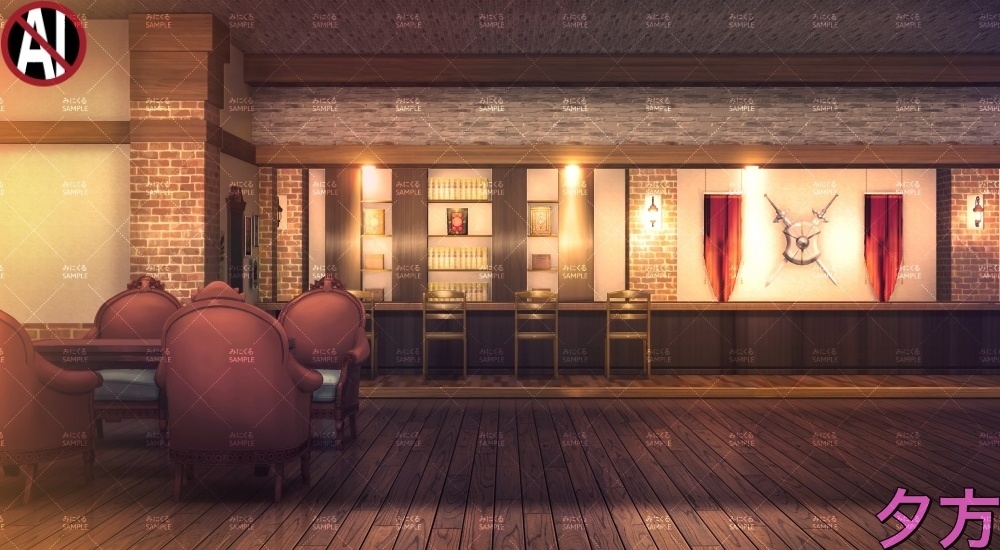 【背景素材】ギルド(ファンタジー編part04A-bg_020_guild_nn)