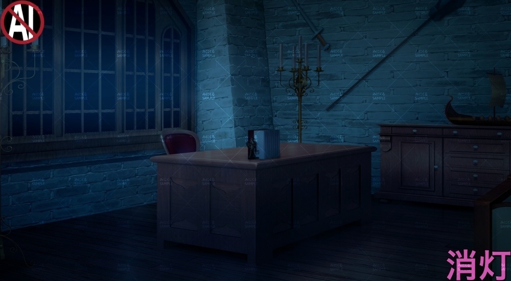 【背景素材】ギルドの部屋(ファンタジー編part04A-bg_021_guildroom)