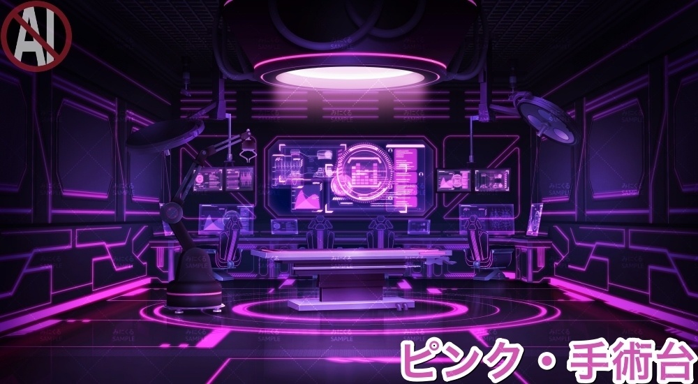 【背景素材】研究室A (未来編part02-Bw_room)