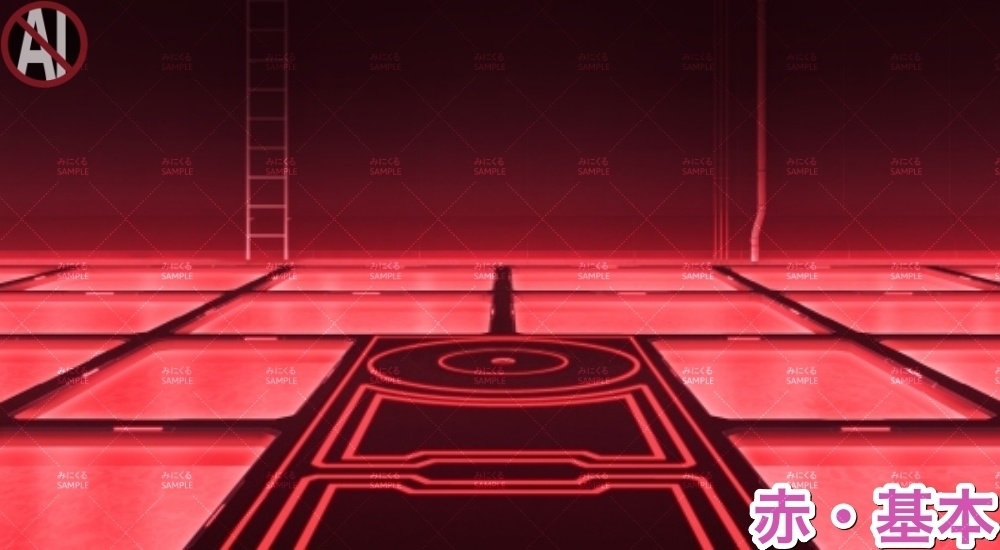 【背景素材】床下プール (未来編part02-pool)