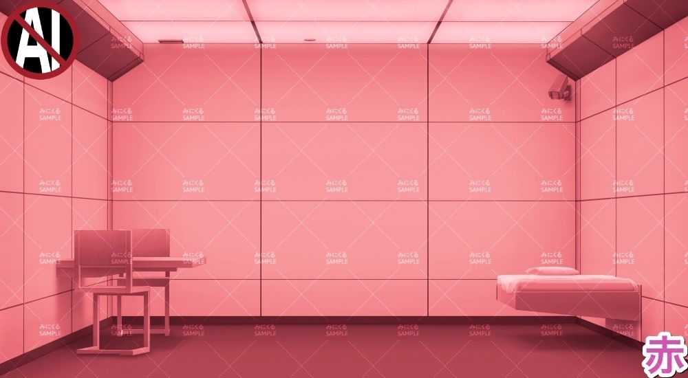 【背景素材】戦闘員の部屋 (未来編part02-combatant's_room)