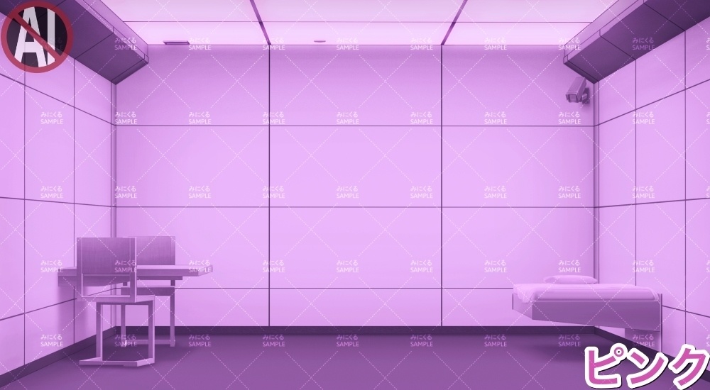 【背景素材】戦闘員の部屋 (未来編part02-combatant's_room)