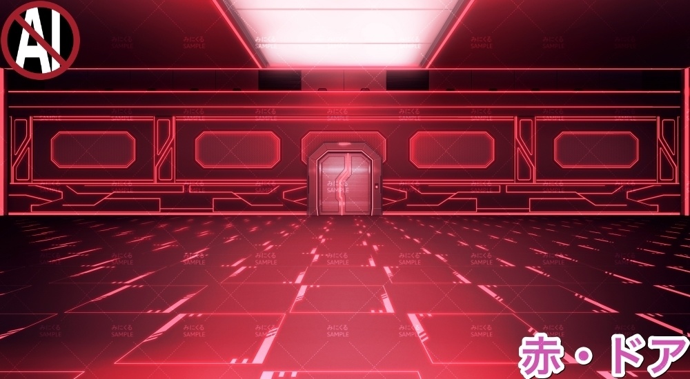 【背景素材】戦闘部屋A (未来編part02-battle_roomA)
