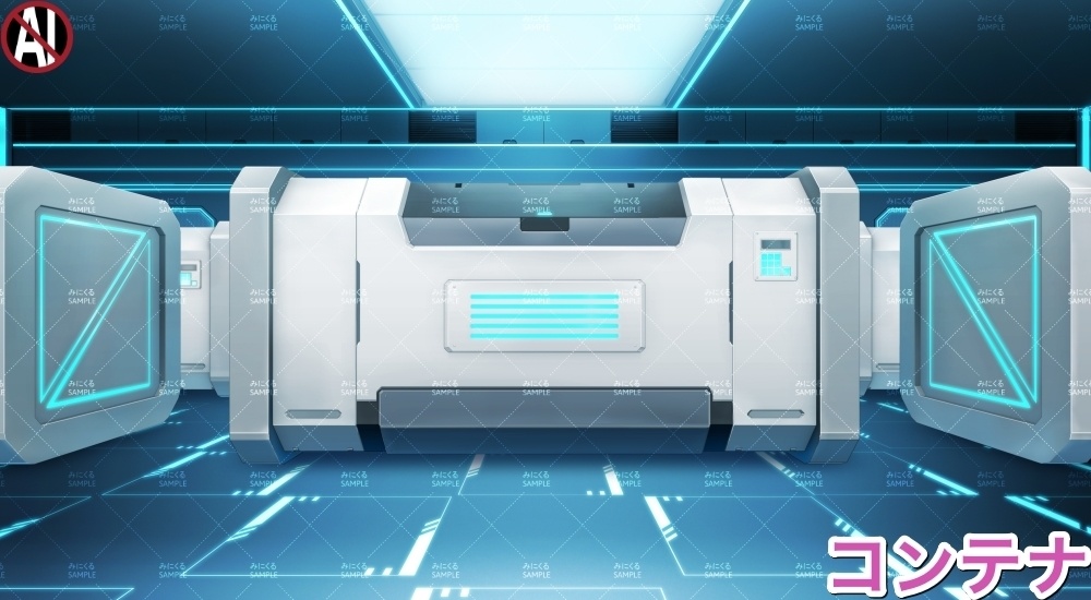 【背景素材】戦闘部屋A (未来編part02-battle_roomA)