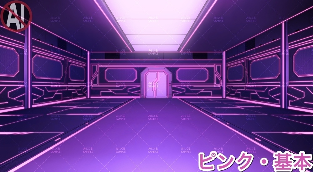 【背景素材】戦闘部屋B(未来編part02-battle_roomB)