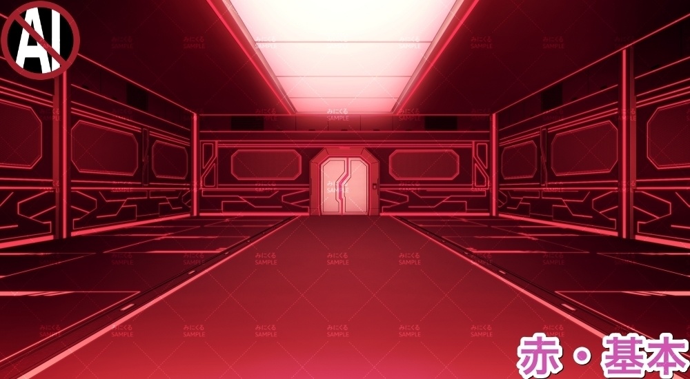 【背景素材】戦闘部屋B(未来編part02-battle_roomB)