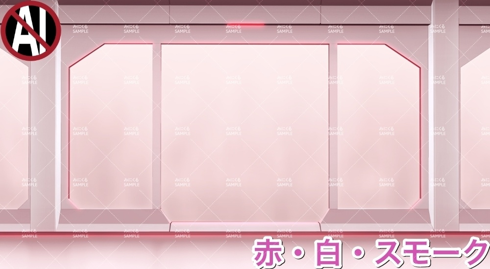 【背景素材】牢屋正面_白(未来編part02-prison_an01_w)