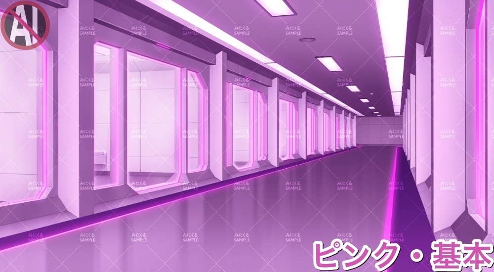 【背景素材】牢屋斜め(未来編part02-prison_room_an02)