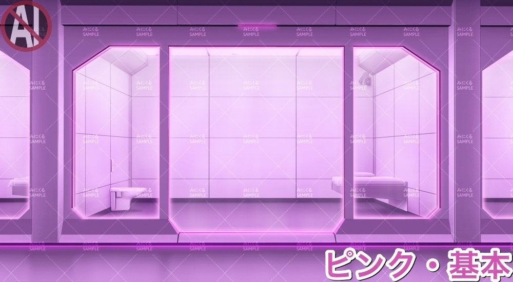 【背景素材】牢屋正面(未来編part02-prison_room_an01)