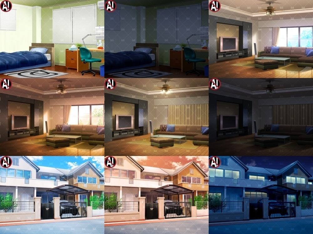 みにくる背景CG素材集『日常編』part23