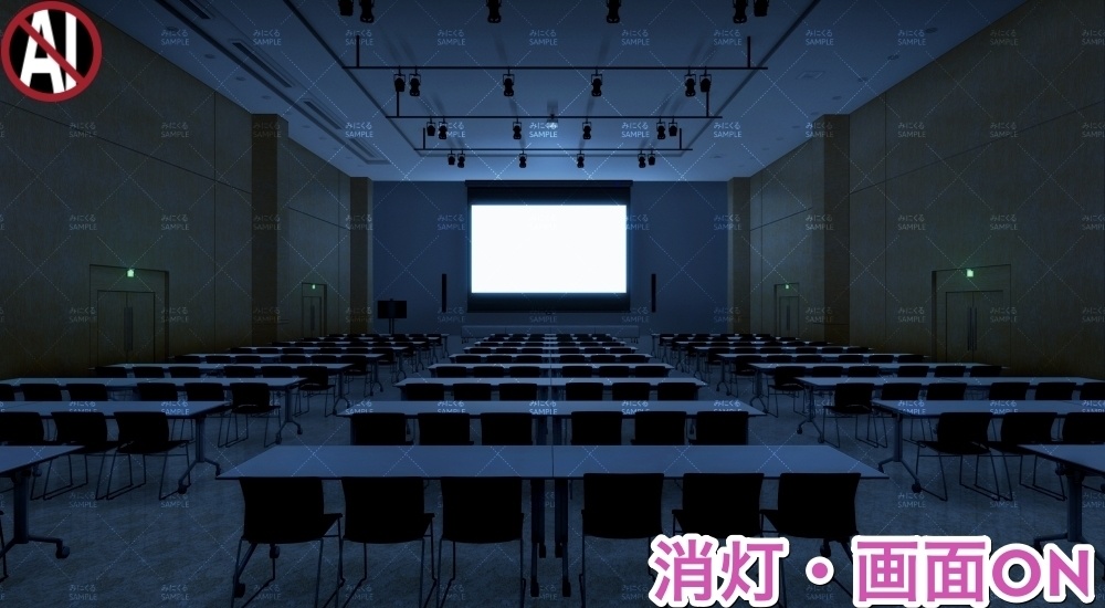 【背景素材】会議室(病院編part02-conference_room_OFF_OFF)