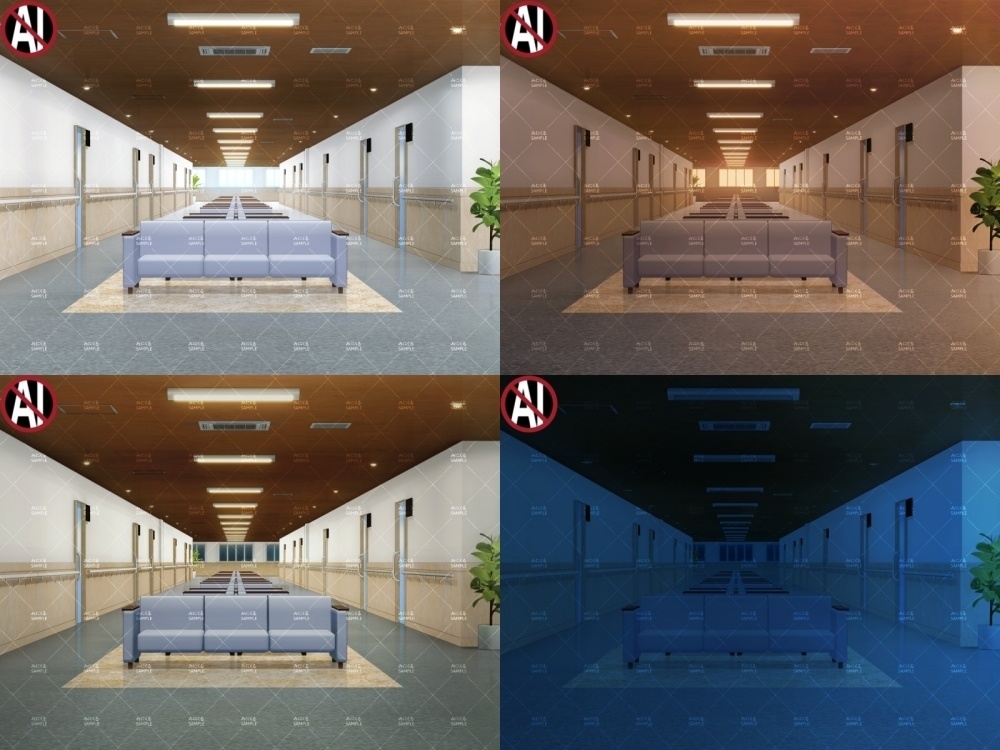 みにくる背景CG素材集『病院編』part02-大学病院-B