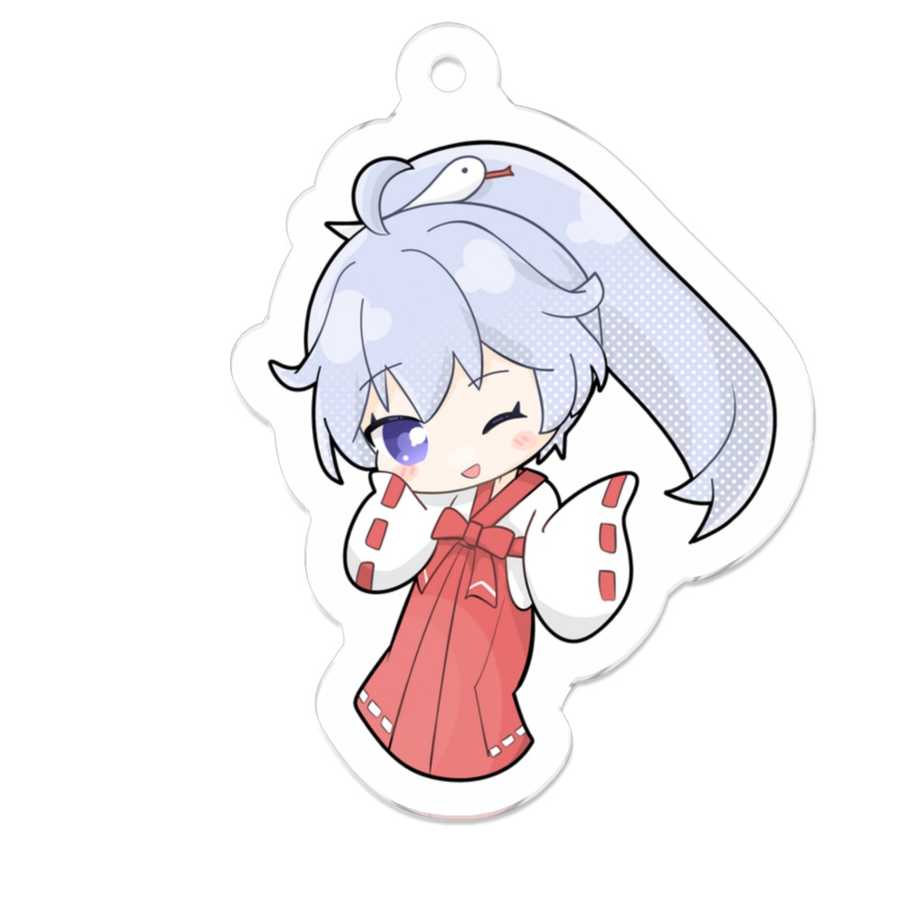 白蛇ねむアクキー ウィンクver