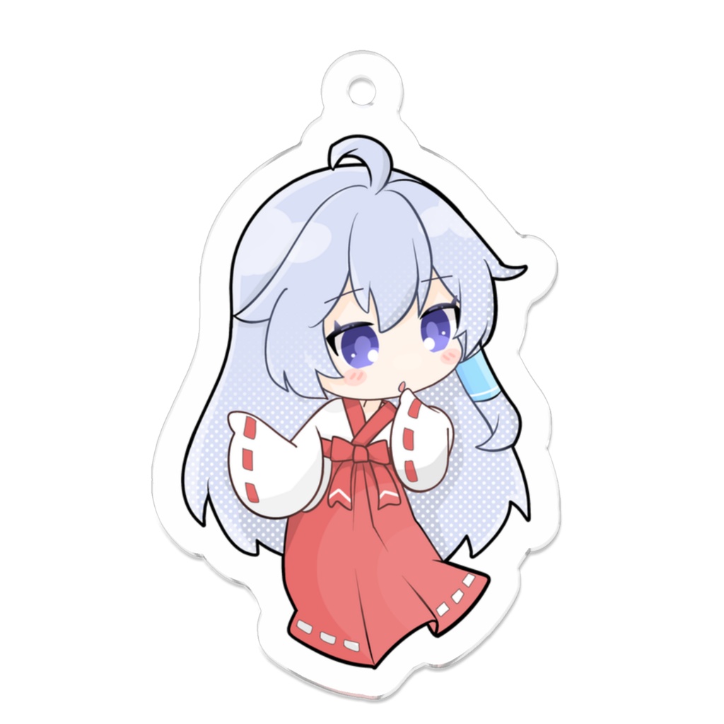 白蛇ねむアクキー ぽけっver