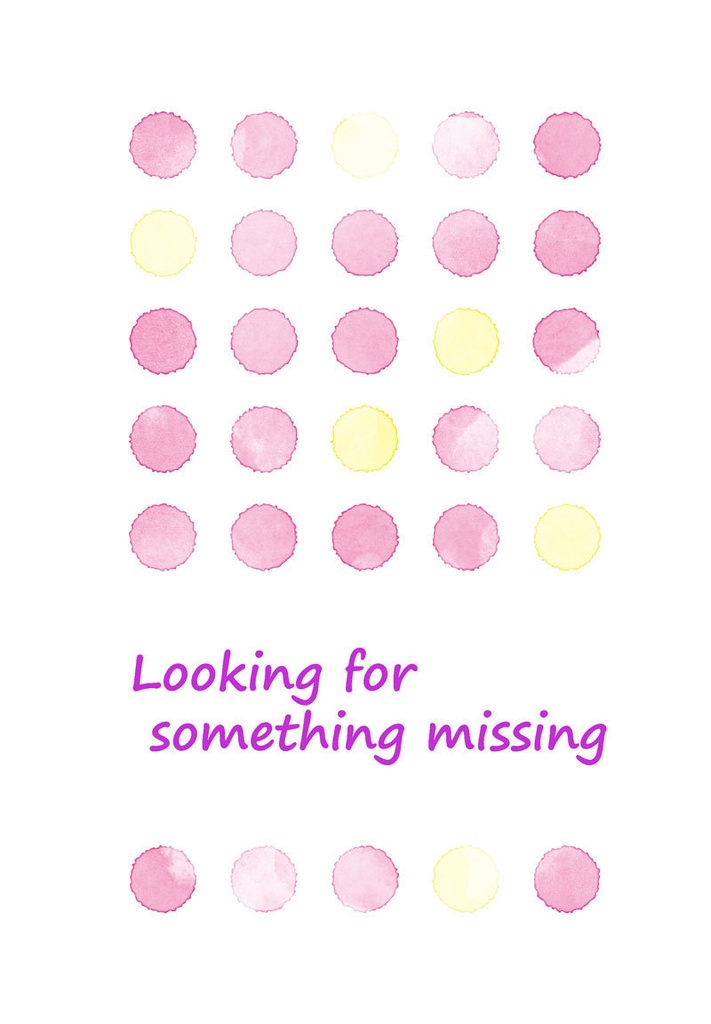 Looking for something missing