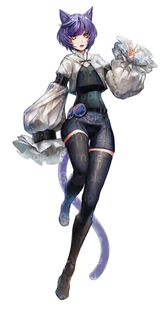 猫獣人の女の子