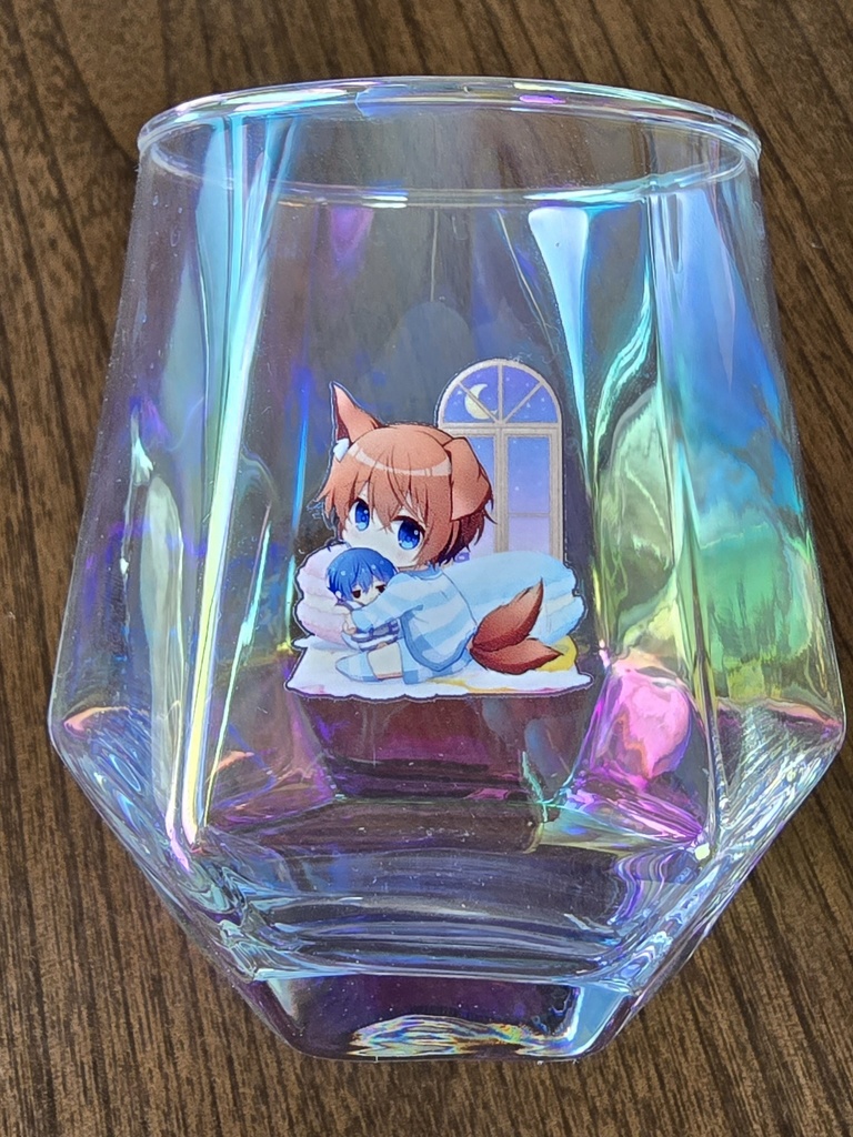 コースター付きグラス