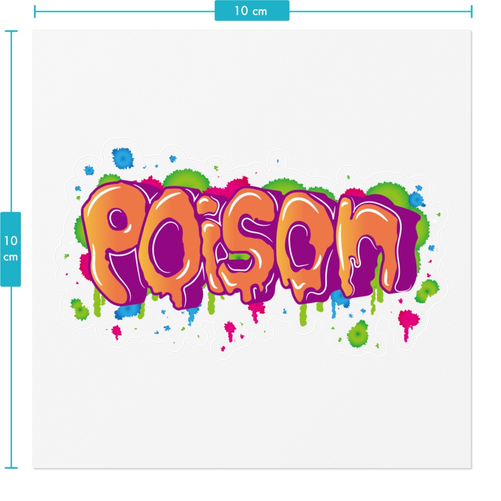 POISON ステッカー