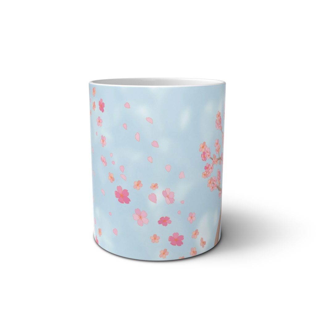 桜のマグカップ(4色展開)