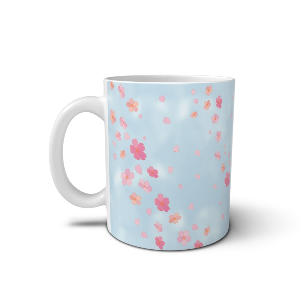 桜のマグカップ(4色展開)