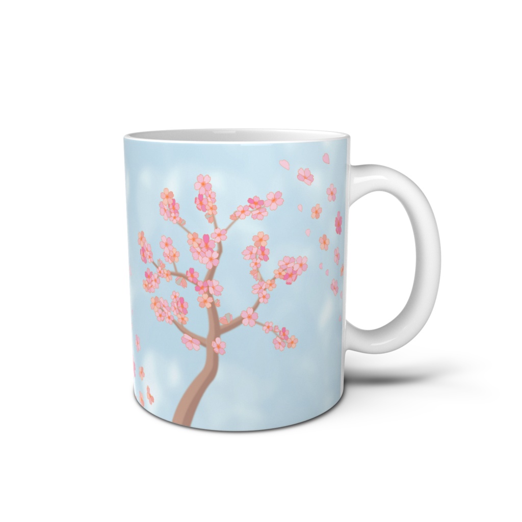 桜のマグカップ（４色展開）