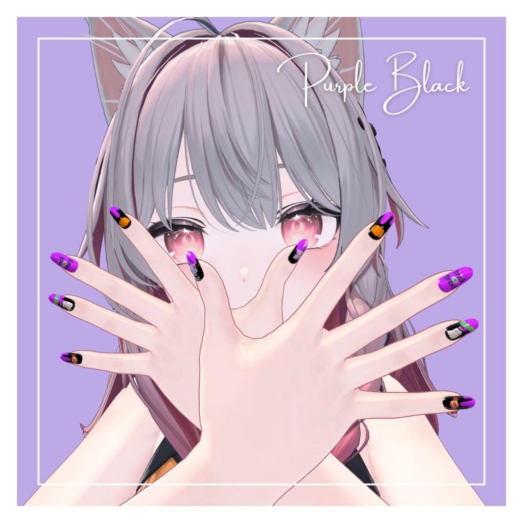 🐈Shinano Halloween Nail🎃6colors 【しなの用】動くハロウィンネイル