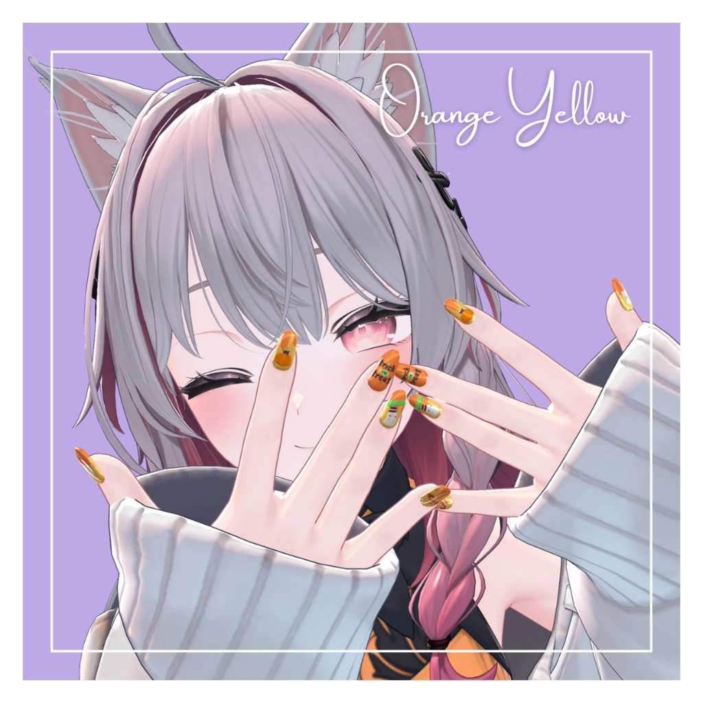 🐈Shinano Halloween Nail🎃6colors 【しなの用】動くハロウィンネイル