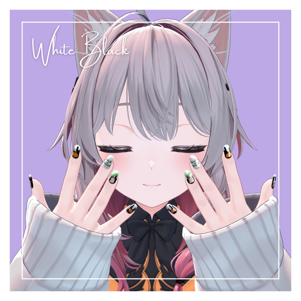 🐈Shinano Halloween Nail🎃6colors 【しなの用】動くハロウィンネイル