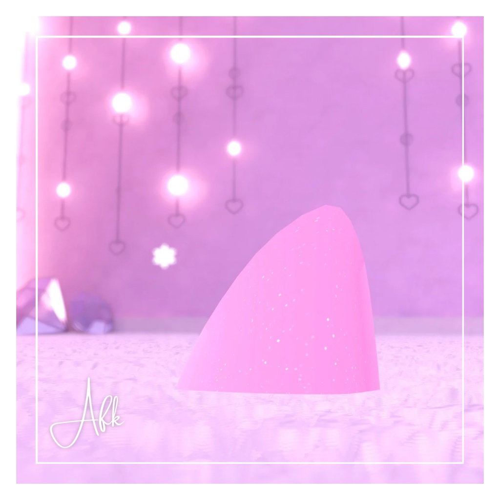 🦈Rurune Snowy Tail❄5colors【ルルネ用】雪降るパーティクル付き