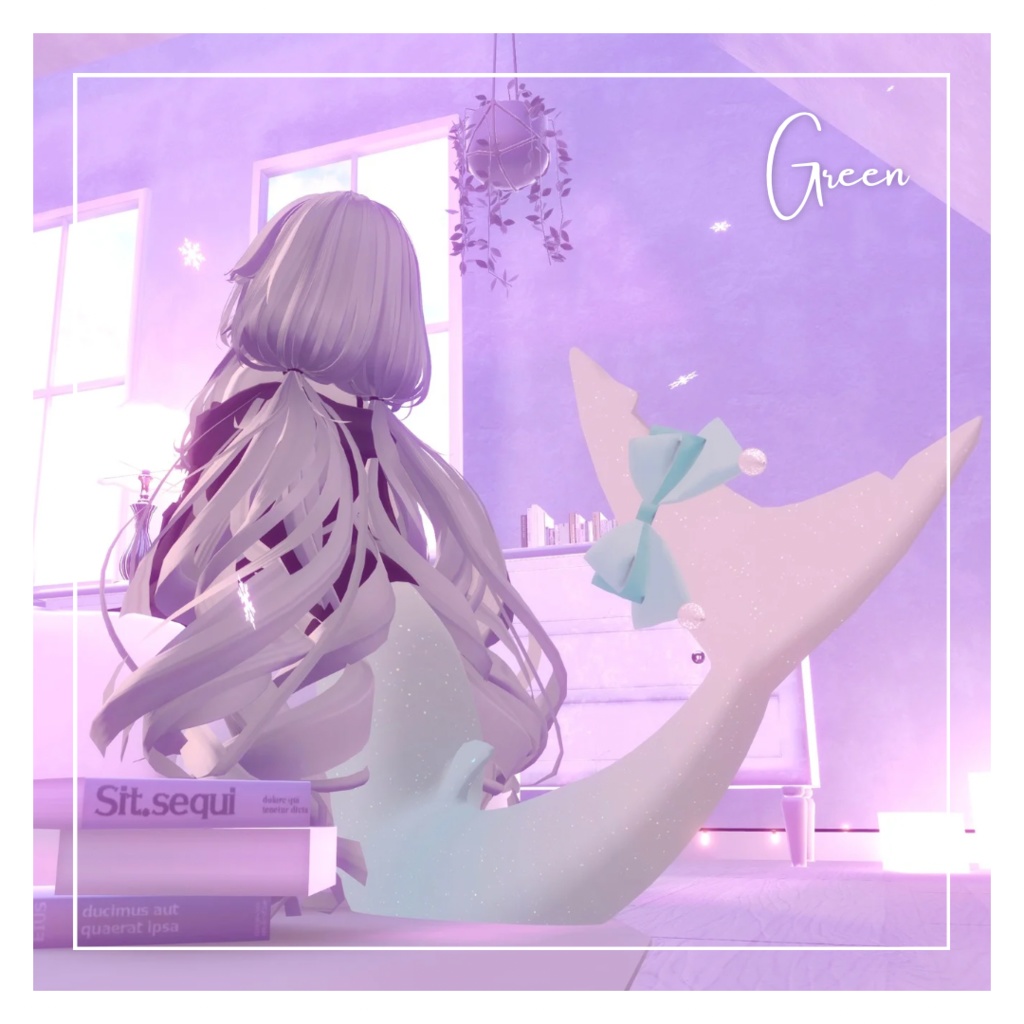 🦈Rurune Snowy Tail❄5colors【ルルネ用】雪降るパーティクル付き