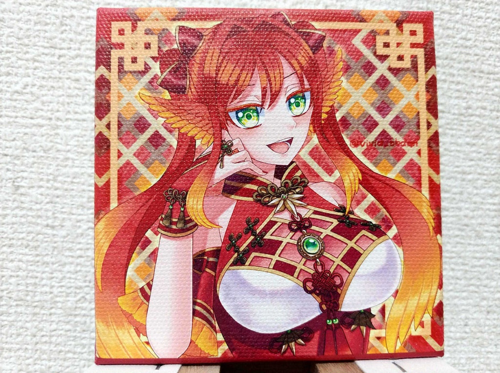 【キャンバスプリント】四神礼装 -朱雀-【一点限り】