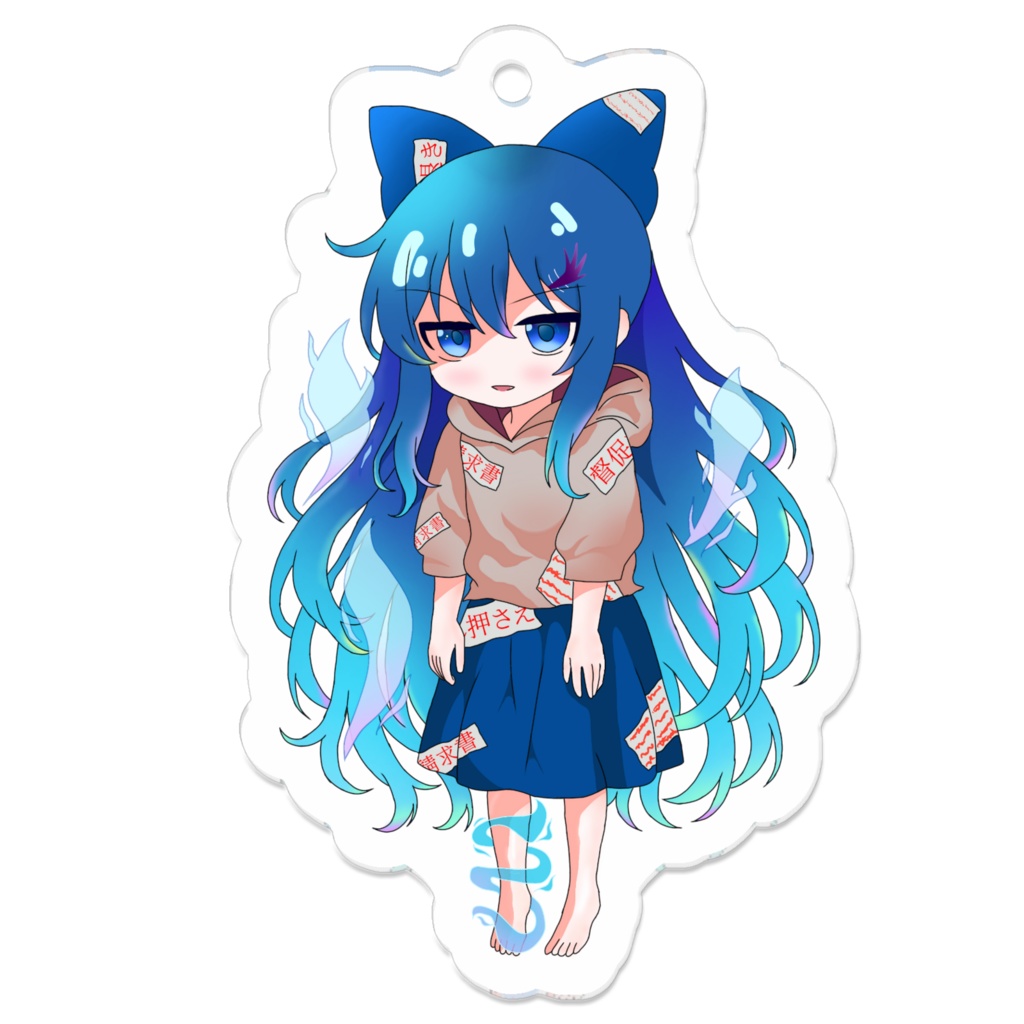 【東方Project】依神紫苑 覚醒ver.キーホルダー