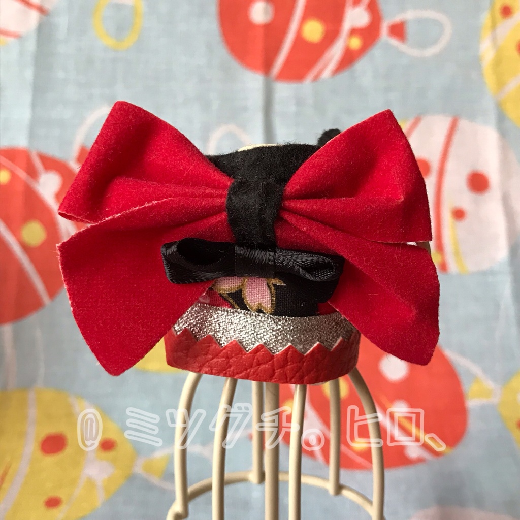 コナン10㎝ぬい服 和風ジャケット(赤)お面付