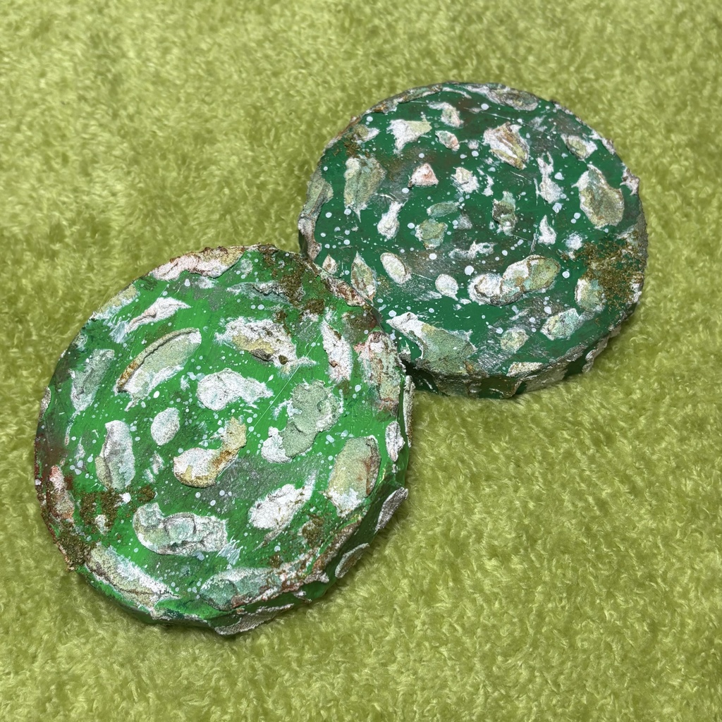 【世界に一つ】どこでもキノコ アクリル画