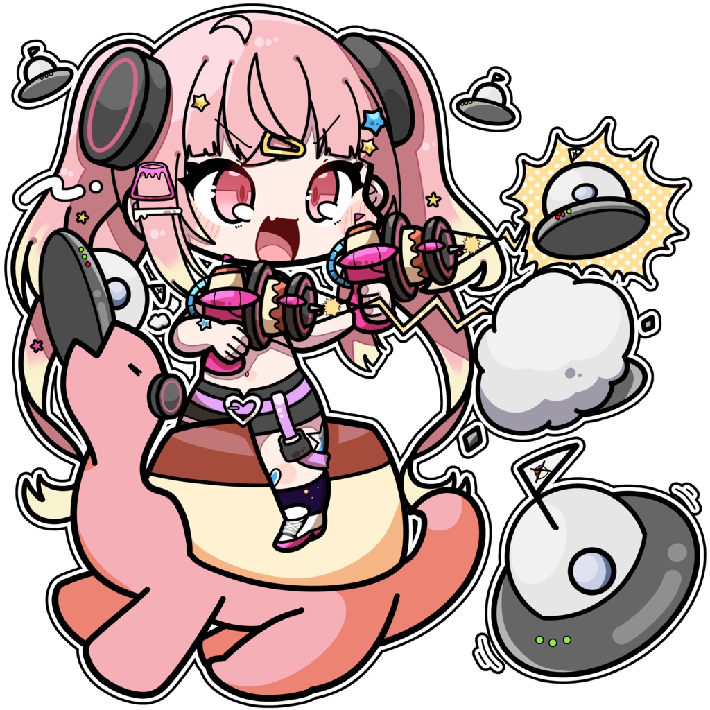 【6種類から選んでねっ】スマホステッカー【甘味白丸様】