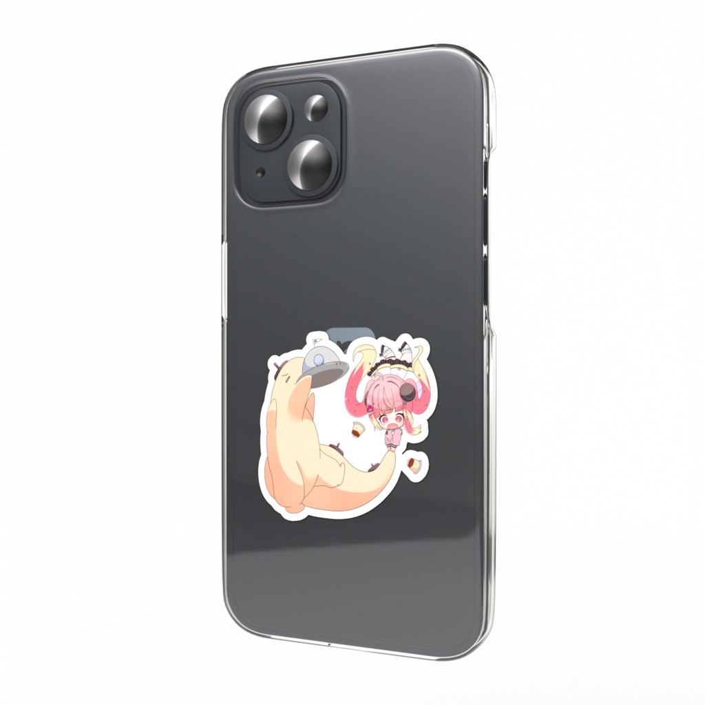 【6種類から選んでねっ】スマホステッカー【甘味白丸様】