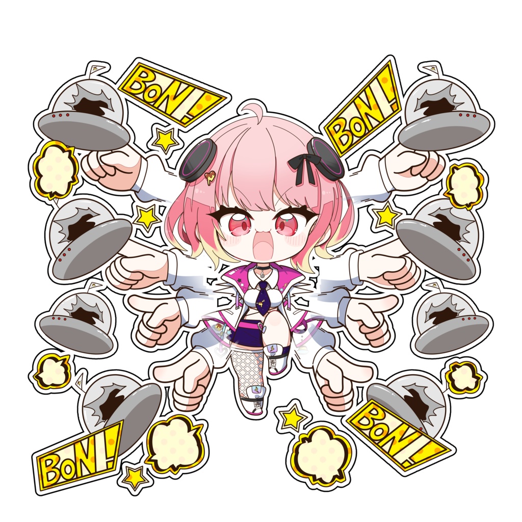 【6種類から選んでねっ】スマホステッカー【甘味白丸様】